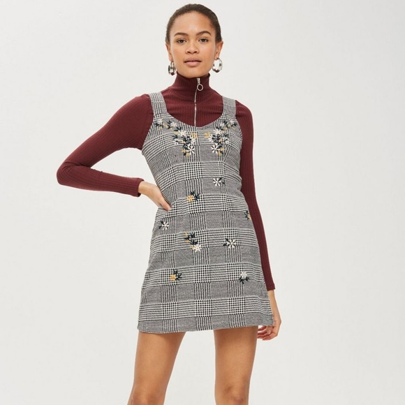 houndstooth jumper dress